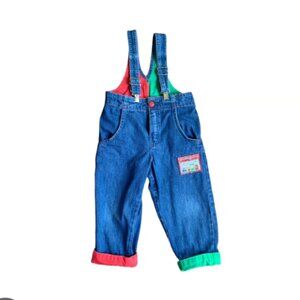 🧵 Vintage OshKosh B’gosh Overalls – Likely Size 4–5T 🧵